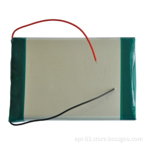 Lithium polymer battery size 4365100, 3.7V 5000mah